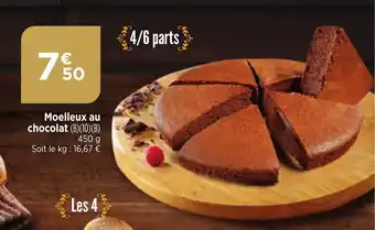 Maximarché Moelleux au chocolat offre