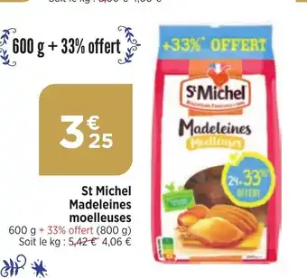 Maximarché St Michel Madeleines moelleuses offre