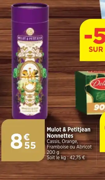 Mulot & Petitjean Nonnettes