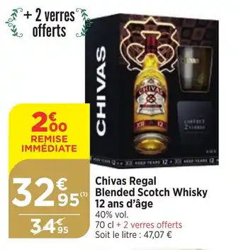 Maximarché Chivas Regal Blended Scotch Whisky 12 ans d'âge offre