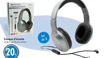 TEDi Casque d'écoute offre