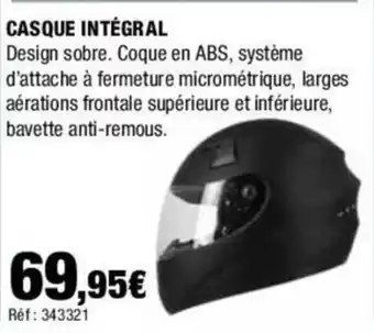 Autobacs CASQUE INTÉGRAL offre
