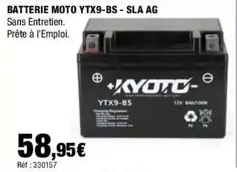 Autobacs BATTERIE MOTO YTX9-BS - SLA AG offre