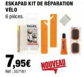 Autobacs ESKAPAD KIT DE RÉPARATION VÉLO offre