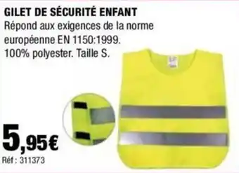 Autobacs GILET DE SÉCURITÉ ENFANT offre