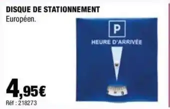 Autobacs DISQUE DE STATIONNEMENT offre