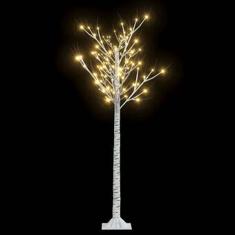 Bricomarché Vidaxl sapin de noël 140 led blanc chaud saule 1,5 m int/ext offre