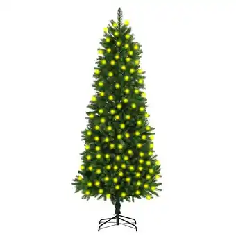 Bricorama Vidaxl arbre de noël artificiel pré-éclairé 240 cm vert offre