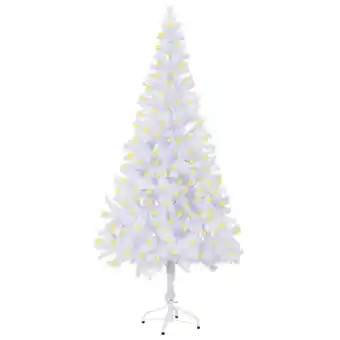 Bricorama Vidaxl arbre de noël artificiel pré-éclairé/support 180cm 620 branches offre