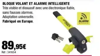 Autobacs BLOQUE VOLANT ET ALARME INTELLIGENTE offre