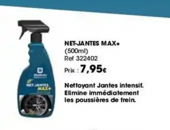 Autobacs NET-JANTES MAX+ offre
