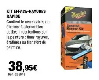 Autobacs KIT EFFACE-RAYURES RAPIDE offre