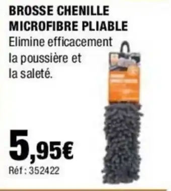 Autobacs BROSSE CHENILLE MICROFIBRE PLIABLE offre
