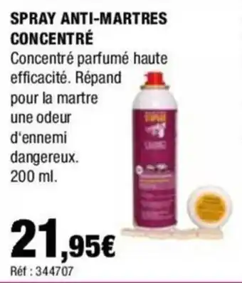 Autobacs SPRAY ANTI-MARTRES CONCENTRÉ offre