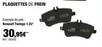 PLAQUETTES DE FREIN