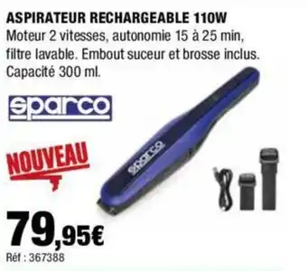 Autobacs ASPIRATEUR RECHARGEABLE 110W offre