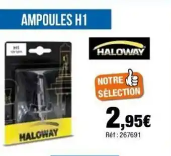 Autobacs AMPOULES H1 offre
