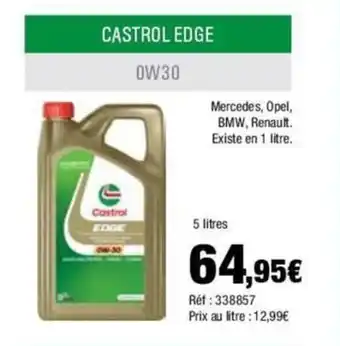 Autobacs Castrol EDGE 0W30 offre