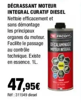 Autobacs DÉCRASSANT MOTEUR INTEGRAL CURATIF DIESEL offre