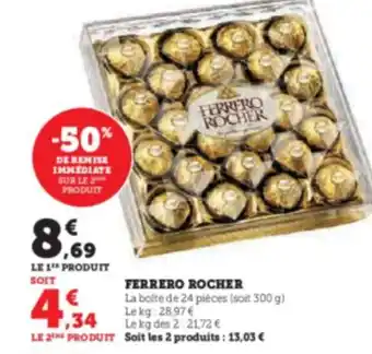 Hyper U FERRERO ROCHER offre