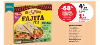 Hyper U KIT OLD EL PASO offre