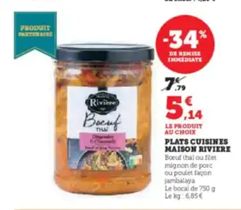 Hyper U PLATS CUISINES MAISON RIVIERE offre
