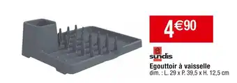 Cora x Carrefour Sundis egouttoir à vaisselle offre