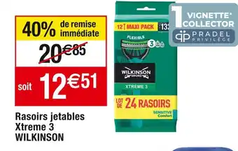 Wilkinson rasoirs jetables xtreme 3