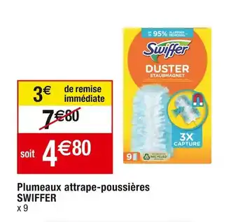 Cora x Carrefour Swiffer plumeaux attrape-poussières offre
