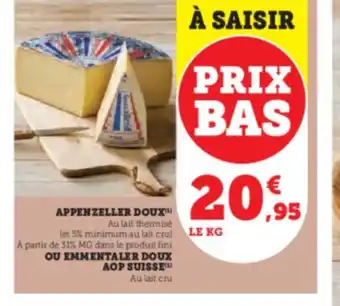 Hyper U APPENZELLER DOUX offre