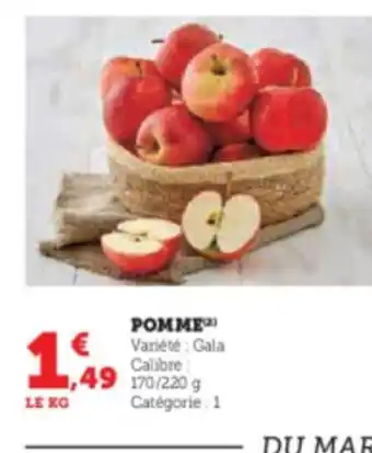 Hyper U POMME offre
