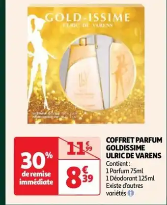 Auchan COFFRET PARFUM GOLDISSIME offre