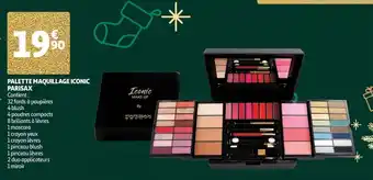 Auchan PALETTE MAQUILLAGE ICONIC offre