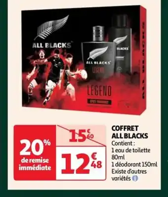 Auchan COFFRET ALL BLACKS offre