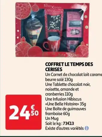 Auchan COFFRET LE TEMPS DES CERISES offre