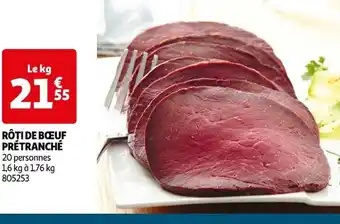 Auchan RÔTI DE BŒUF PRÉTRANCHÉ offre