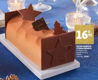 Auchan BUCHE GIANDUJA CITRON CRÉMEUX offre
