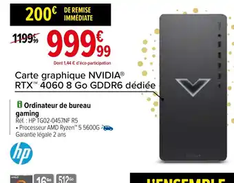 Carrefour Ordinateur de bureau gaming offre