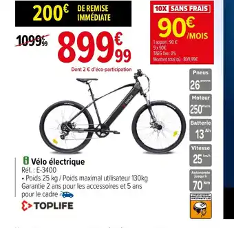 Carrefour i Vélo électrique offre