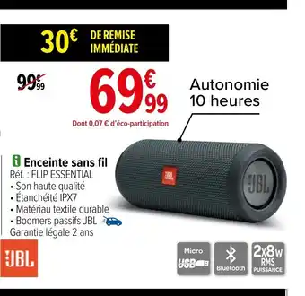 Carrefour i Enceinte sans fil offre