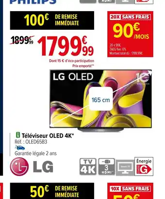 Carrefour i Téléviseur OLED 4K offre