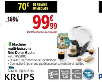 Carrefour i Machine multi-boissons offre