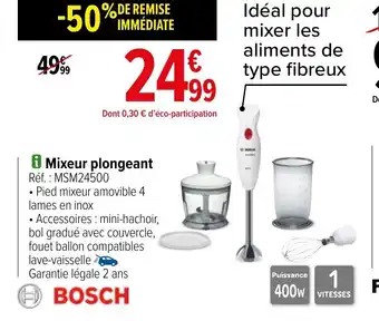 Carrefour i Mixeur plongeant offre
