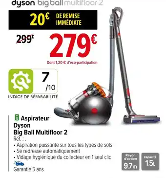 Carrefour i Aspirateur Dyson Big Ball Multifloor 2 offre