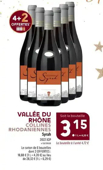 Lidl Syrah 2022 IGP offre