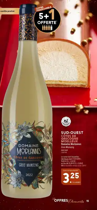 Lidl MOELLEUX Domaine Morlannes Gros Manseng offre
