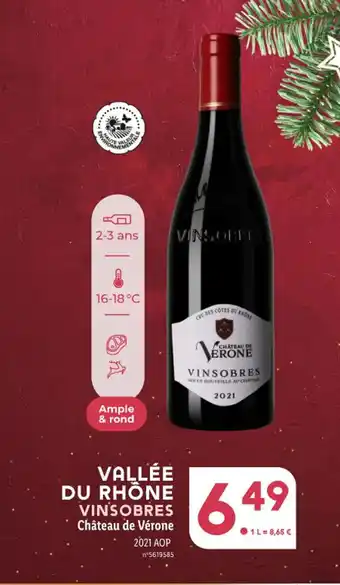 VALLÉE DU RHÔNE VINSOBRES Château de Vérone