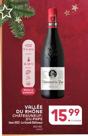 Lidl VALLÉE DU RHÔNE CHÂTEAUNEUF-DU-PAPE offre