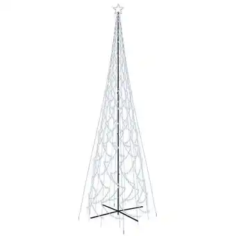Bricomarché Vidaxl arbre de noël cône 3000 led blanc froid 230x800 cm offre