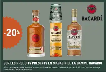E.Leclerc SUR LES PRODUITS PRÉSENTS EN MAGASIN DE LA GAMME BACARDI offre